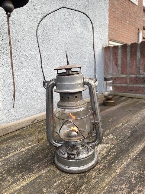 stormlamp, Antiek en Kunst, Antiek | Lampen, Ophalen of Verzenden