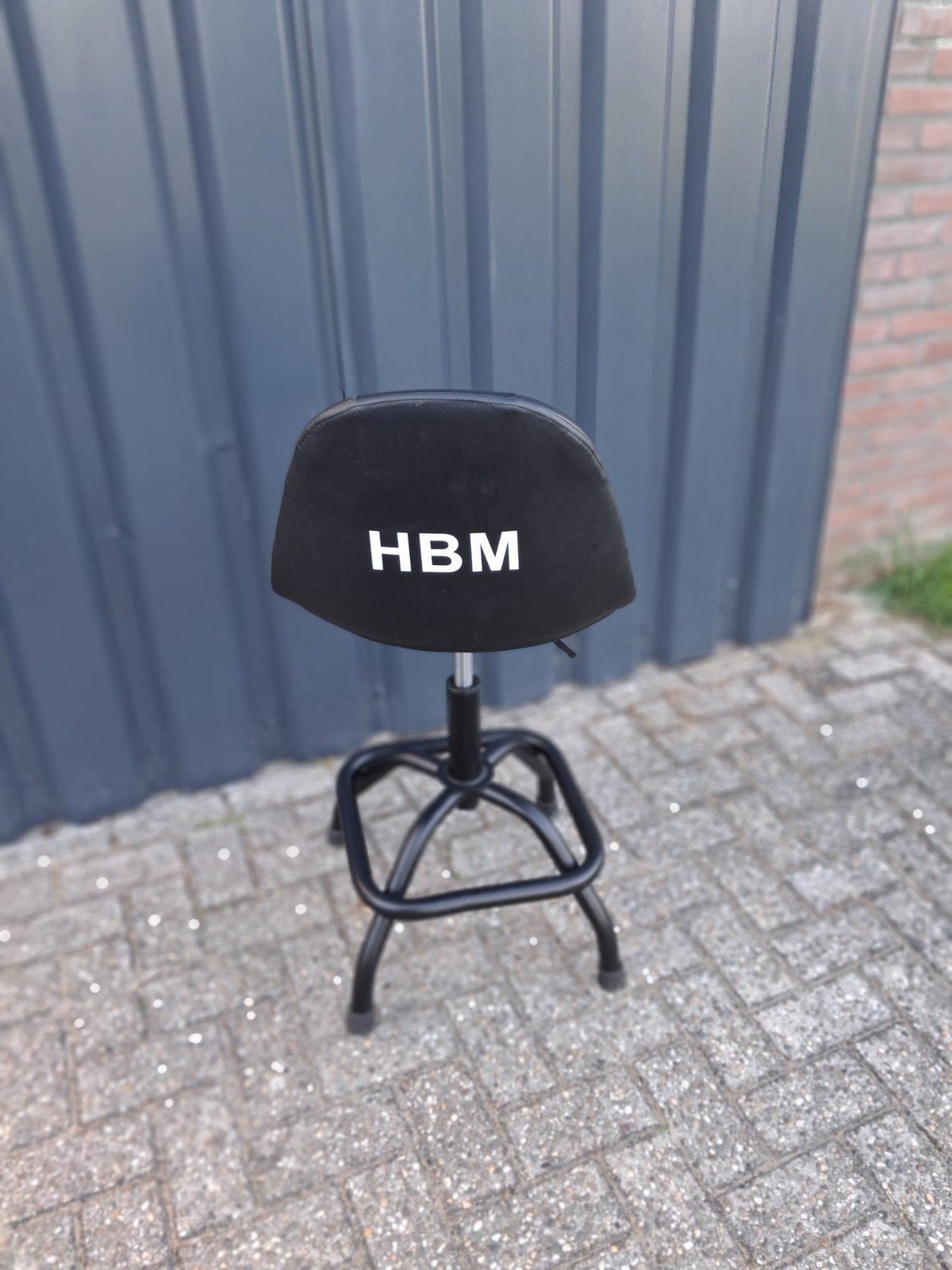 HBM Werkplaatskruk / Bureaustoel - Zwart, Huis en Inrichting, Ophalen