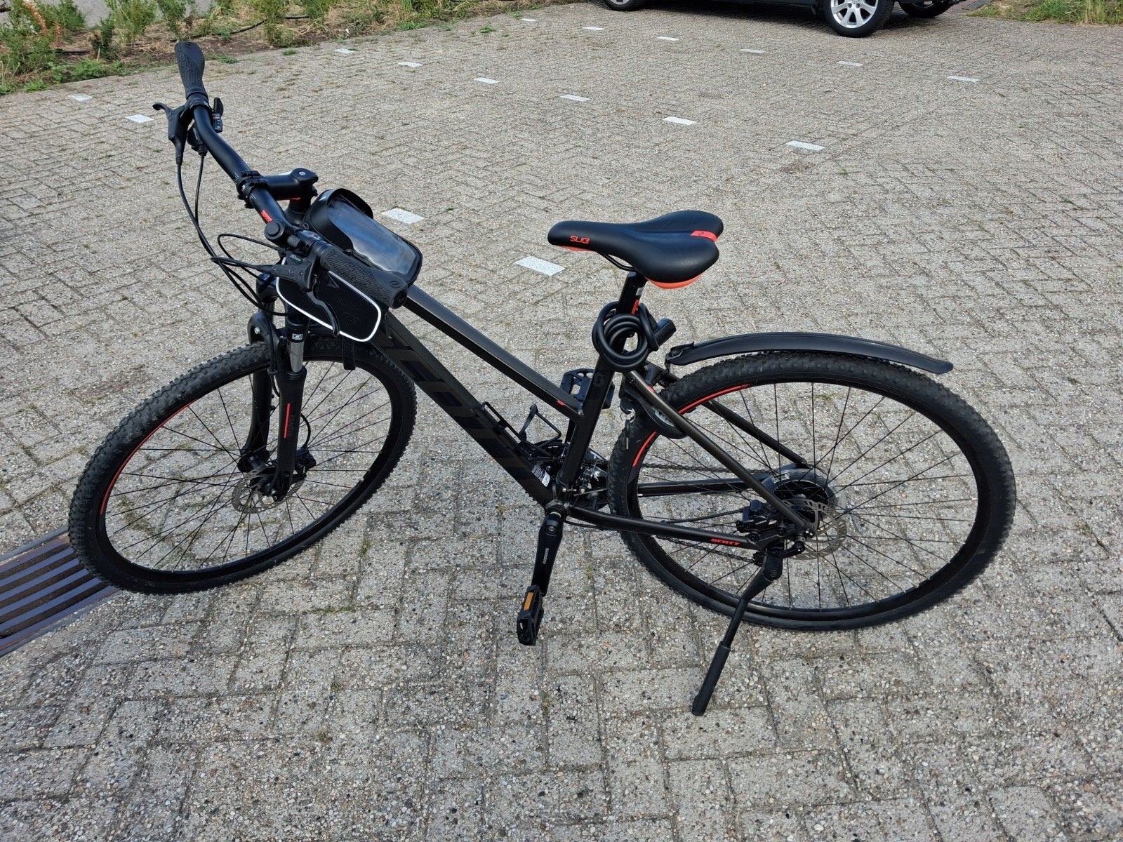 Scott Sub Cross 40 unisex fiets maat m - Zo goed als nieuw, 28 inch, Vering, Zo goed als nieuw, Meer dan 20 versnellingen