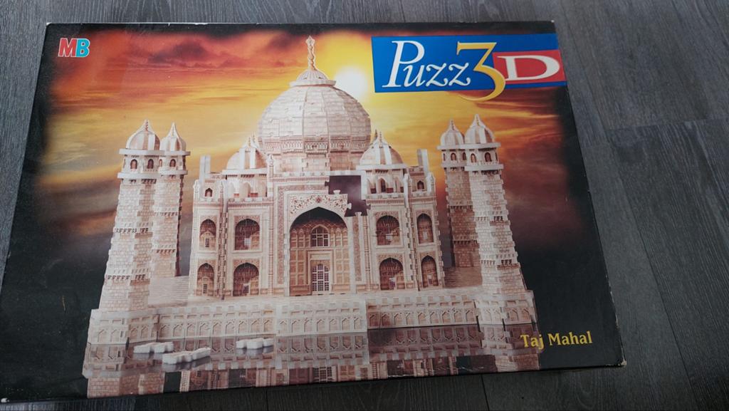 3D puzzel Taj Mahal, Ophalen of Verzenden, 500 t/m 1500 stukjes, Zo goed als nieuw, Rubik's of 3D-puzzel