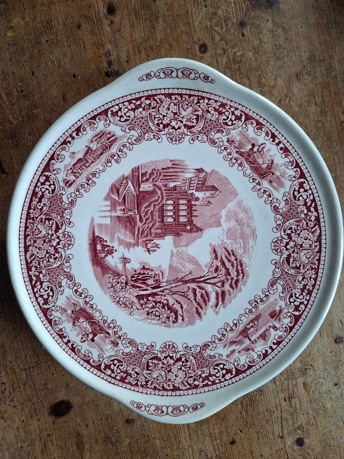 Gebakschaal met oren old england regout royal sphinx nr 2, Ophalen of Verzenden