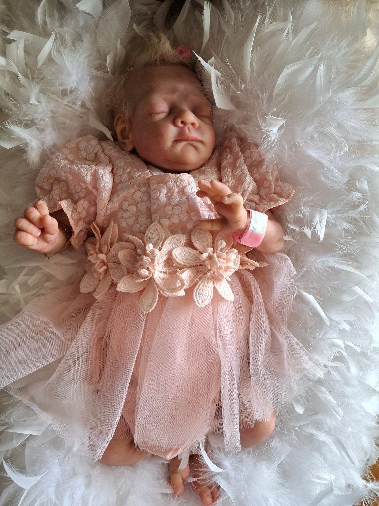 Prachtige Siliconen Reborn Jaycee, Verzamelen, Ophalen of Verzenden, Zo goed als nieuw, Overige typen, Levensecht of Reborn