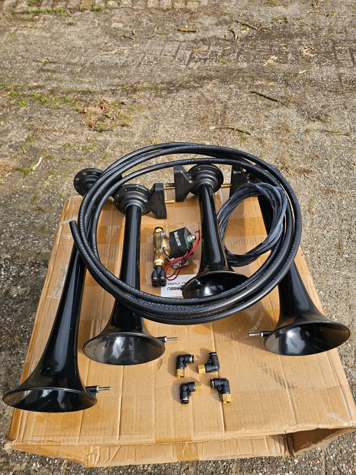 12v - Hornblasters Shocker XL train horn - luchthoorn 150dB, Ophalen of Verzenden, Nieuw