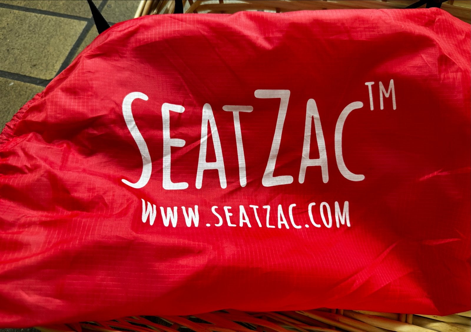 SEATZAC Zitzak Cherry Red - Opblaasbare Chillbag, Ophalen of Verzenden, Nieuw, Rood, Zitzak