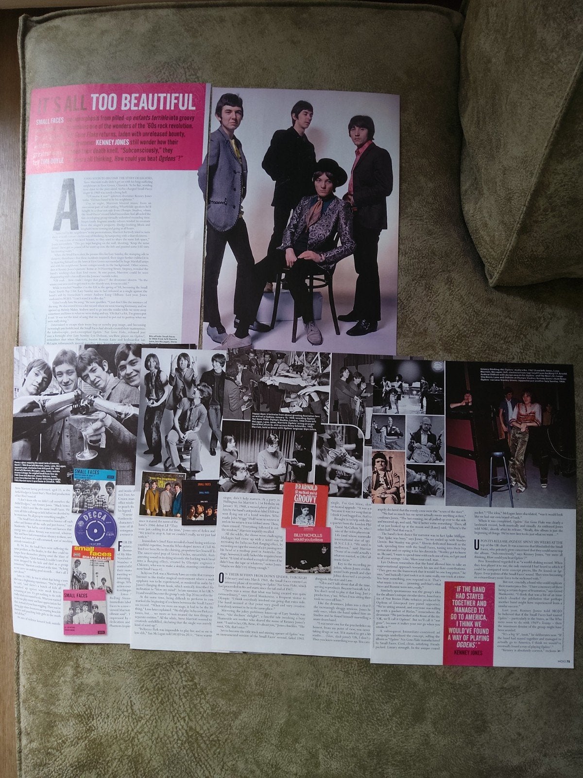 The Small Faces:  It's all too beautiful, Ophalen of Verzenden, Boek, Tijdschrift of Artikel