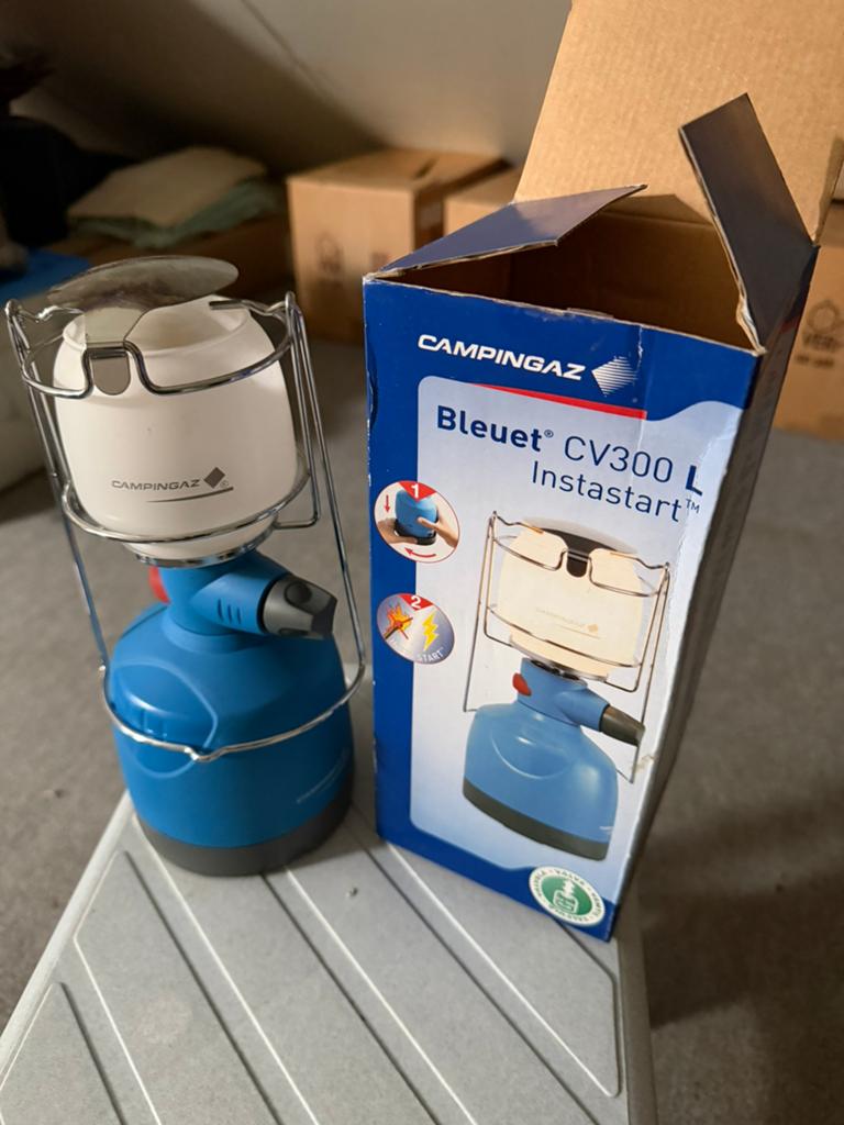 Campingaz lamp, Ophalen, Zo goed als nieuw