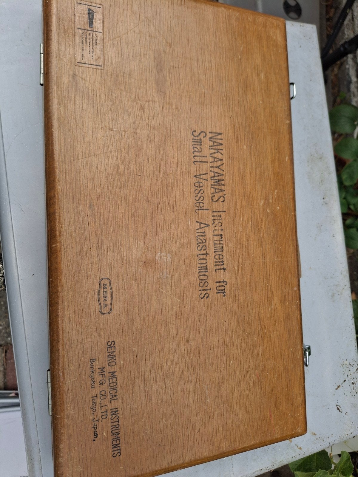 Vintage Nakayama's Instrumenten voor Kleine Vaatanastomose, Antiek en Kunst, Antiek | Gereedschap en Instrumenten, Ophalen of Verzenden