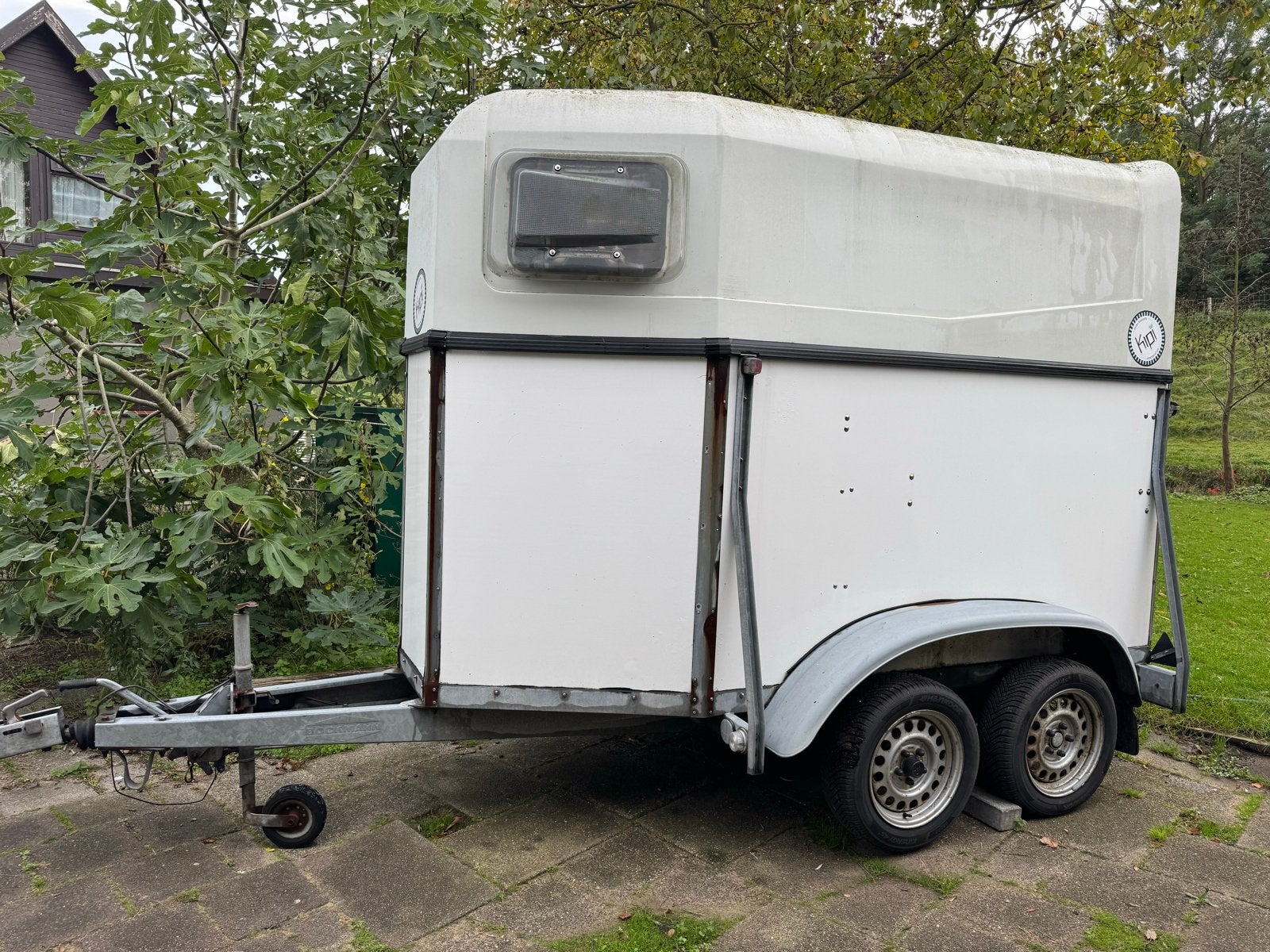 Bockmann ponytrailer met nieuwe aluminium bodem, Dieren en Toebehoren, Ophalen of Verzenden, Gebruikt