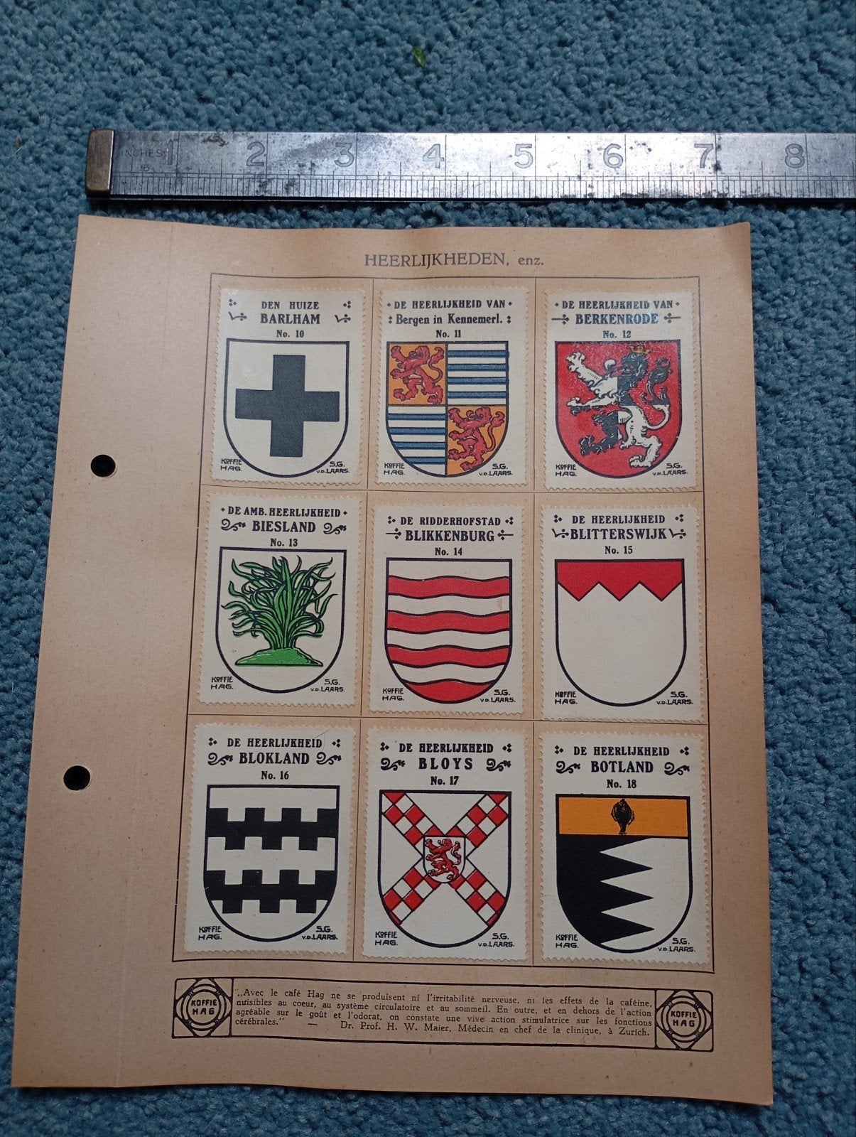Vintage Elite wapens der Heerlijkheden Sluit Zegels, Ophalen of Verzenden