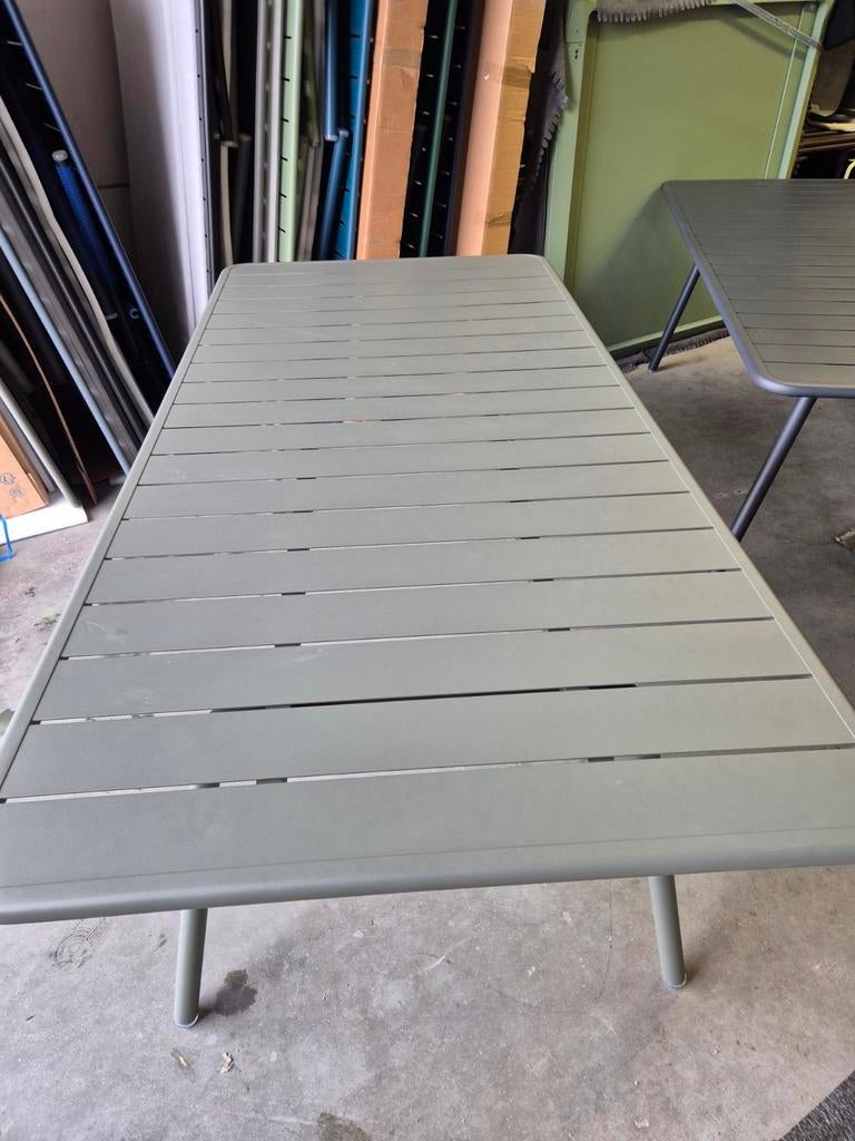 Nieuwe fermob Luxembourg tafels 207x100 Veel kleur voorraad, Tuin en Terras, Ophalen, Nieuw