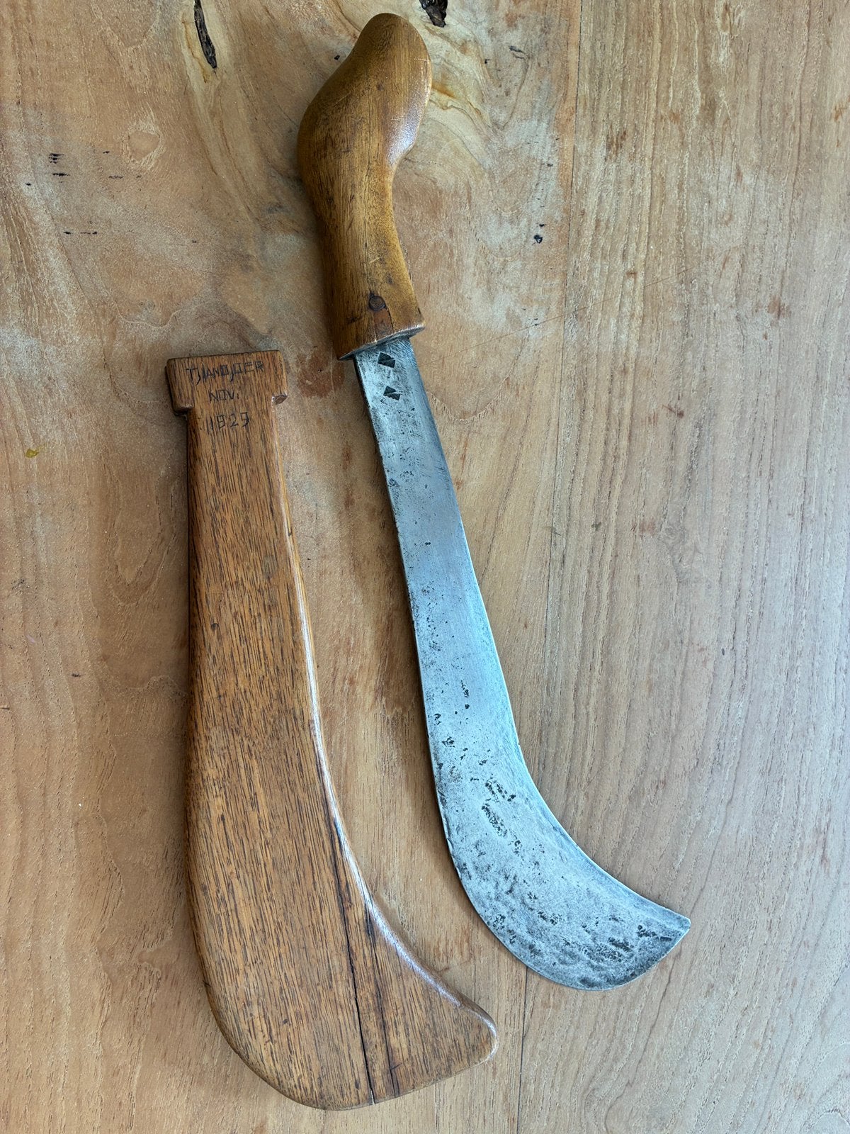 Golok (of tjandjoer / cianjur), kapmes 1929 -Indië, Antiek en Kunst, Ophalen of Verzenden