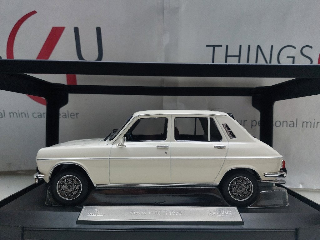 Norev 1:18 Simca 1100 Ti 1975 Tacoma White nieuw in doos, Ophalen of Verzenden, Nieuw, Auto, Norev