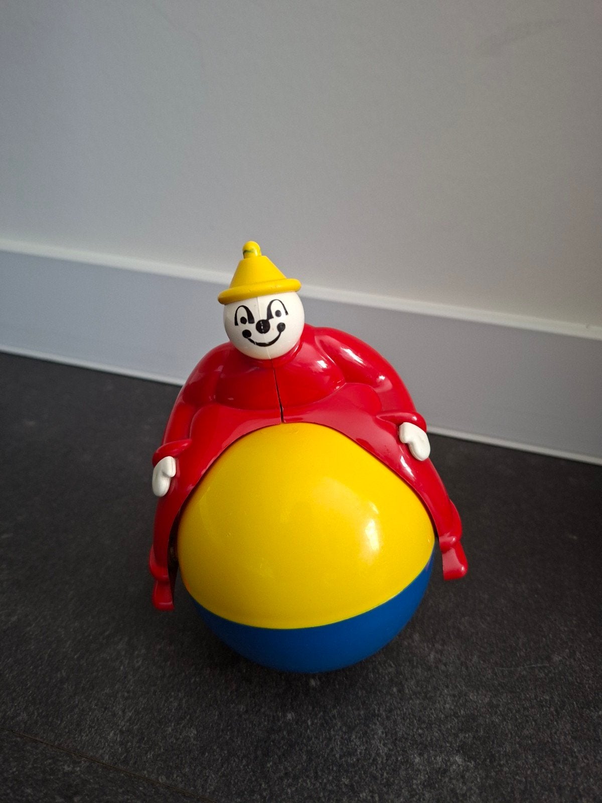 Tuimelaar clown Ambi Toys - Vintage speelgoed, Ophalen of Verzenden, Gebruikt, Overige typen