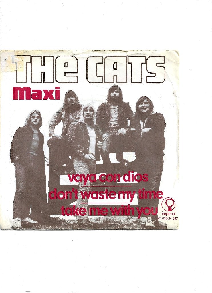 7" Maxi Single The Cats - Vaya Con Dios, Ophalen of Verzenden, Gebruikt, 7 inch, Pop
