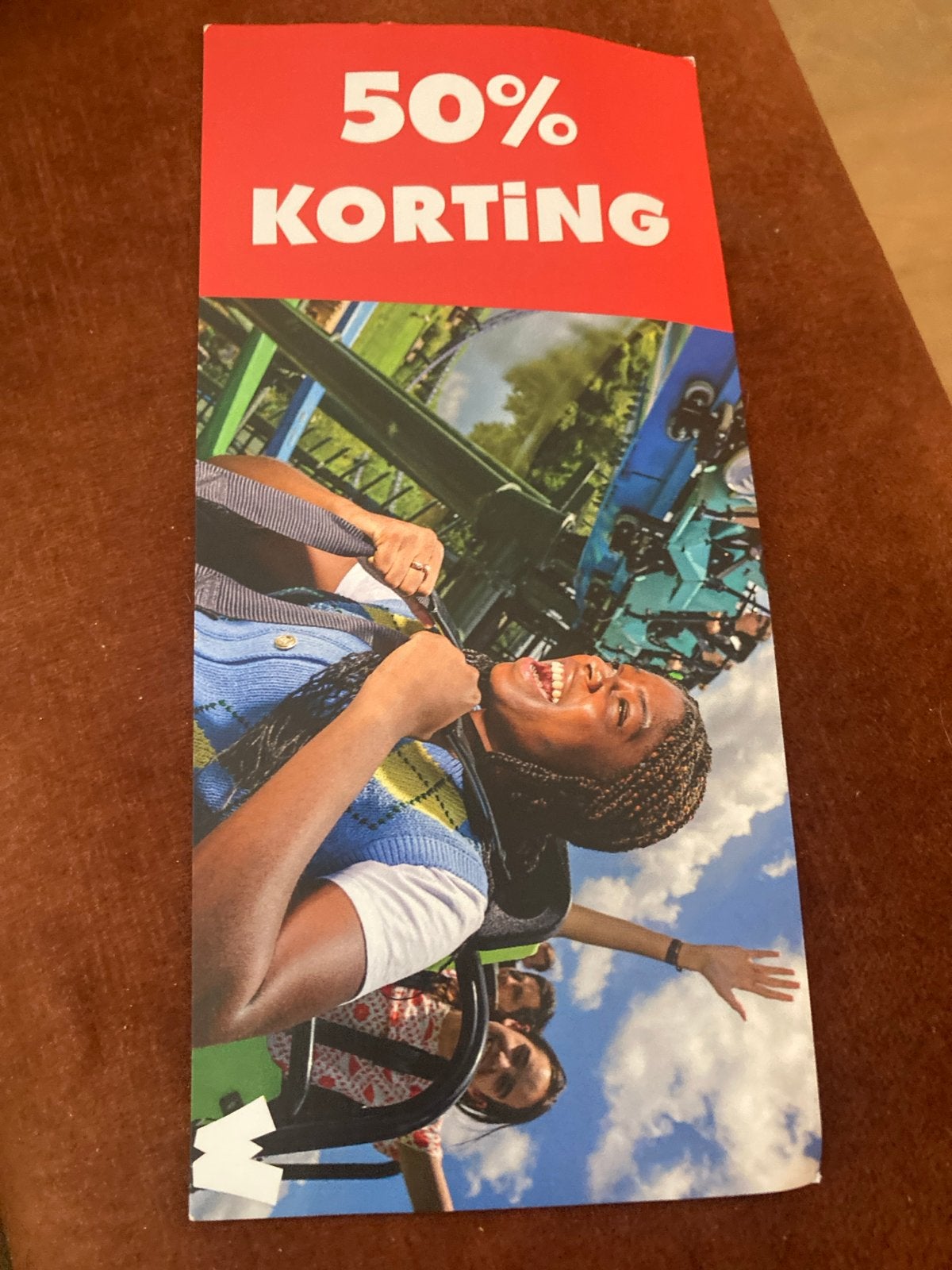Walibi holland 50%!!!! Tickets 4stuks, Drie personen of meer, Kortingskaart