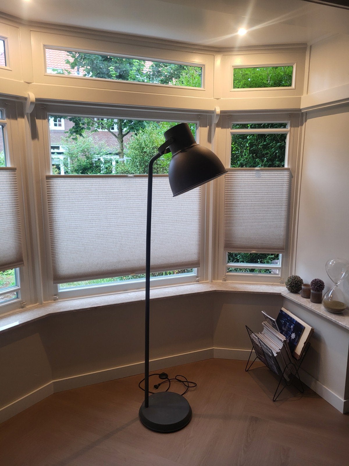 Ikea Hektar staande lamp, Ophalen, Zo goed als nieuw, Metaal, 150 tot 200 cm