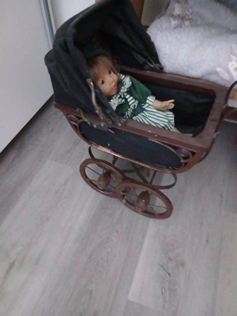 poppenwagen, Ophalen, Gebruikt, Babypop