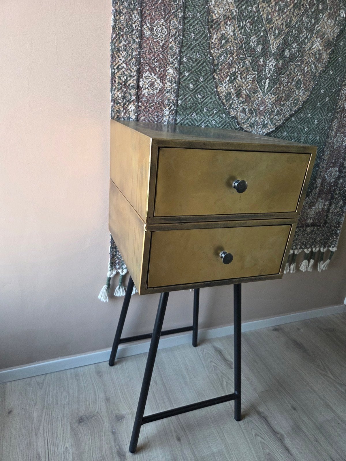 Vintage Kastje met lades, Ophalen of Verzenden, Zo goed als nieuw, Minder dan 45 cm