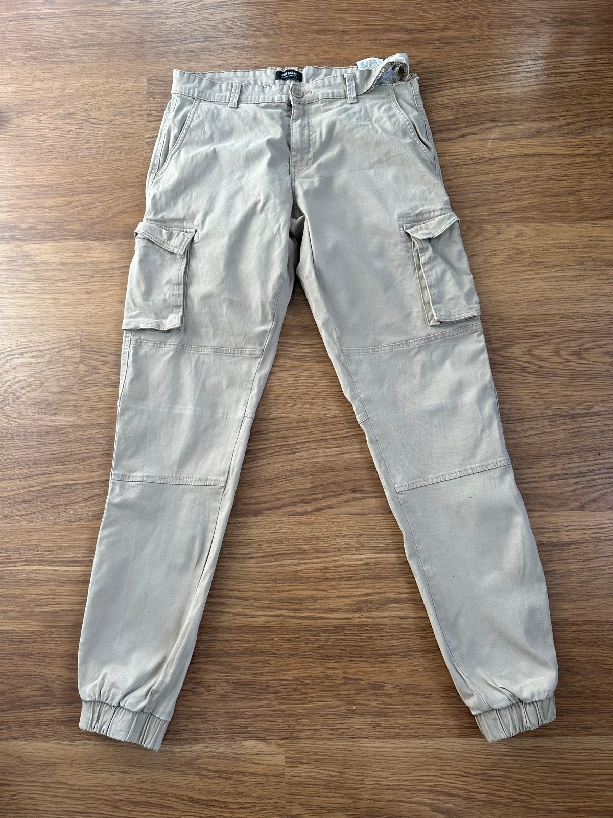 Only & Sons Cargo Broek - Maat 32/36, Ophalen of Verzenden, Gedragen, Overige maten, Beige