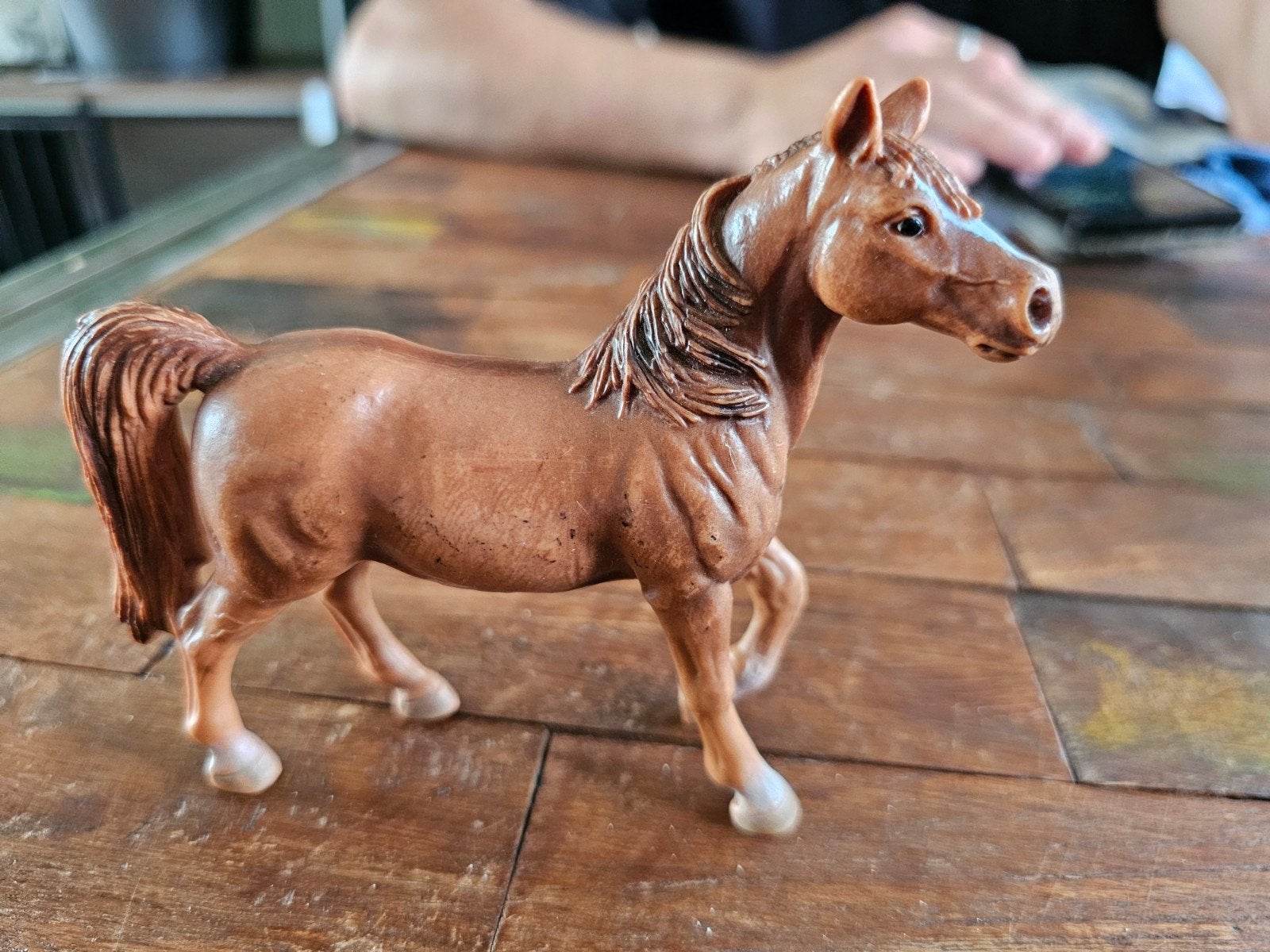 Schleich Arabier merrie (2001) - Speelgoed paard, Ophalen of Verzenden, Gebruikt, Jongen of Meisje