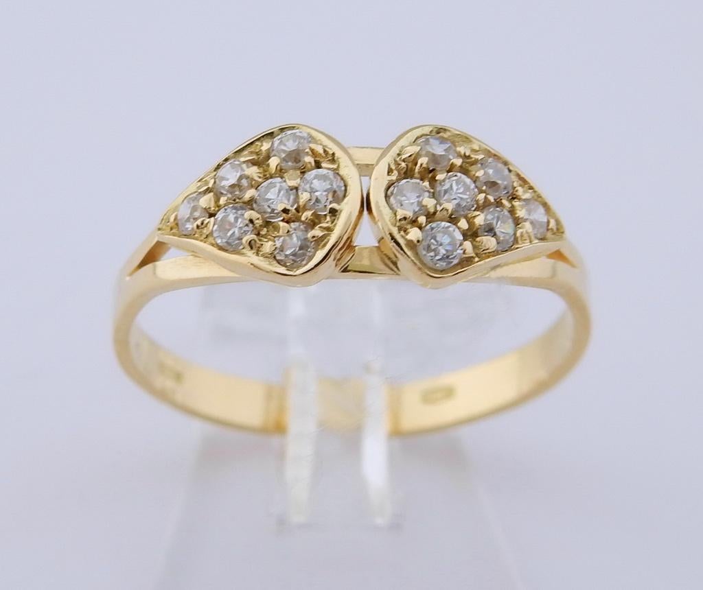 Prachtige 18 karaat Gouden Damesring Fantasy-Ring M18, Verzenden, Nieuw, Dame, Info@juwelenwereld.nl
