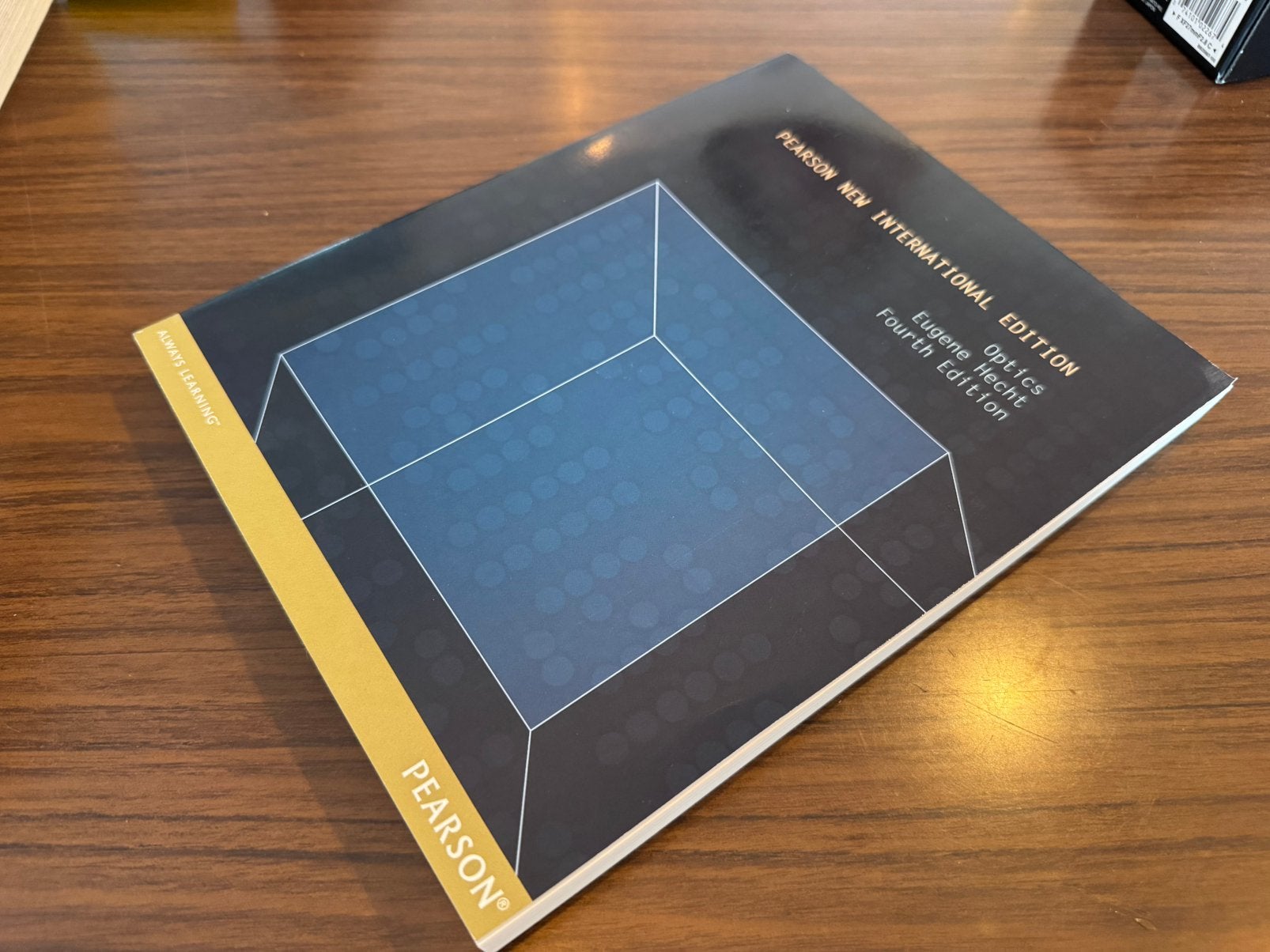 Optics - Eugene Hecht 4th Ed.(Pearson New International Ed), Ophalen of Verzenden, Zo goed als nieuw, Natuurwetenschap