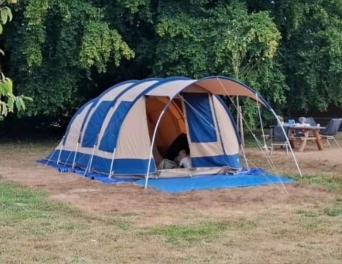 Michigan tent vrijbuiter, gebruikt. 4 persoons., Caravans en Kamperen, Tenten, tot en met 4, Gebruikt, Ophalen