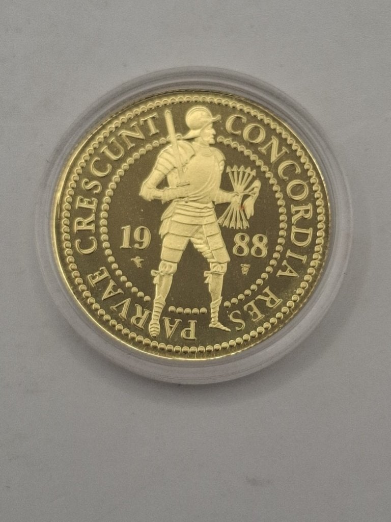 Dubbele Gouden Dukaat 1988 – Proof/Prooflike, Koningin Beatrix, Losse munt, Goud, Overige waardes