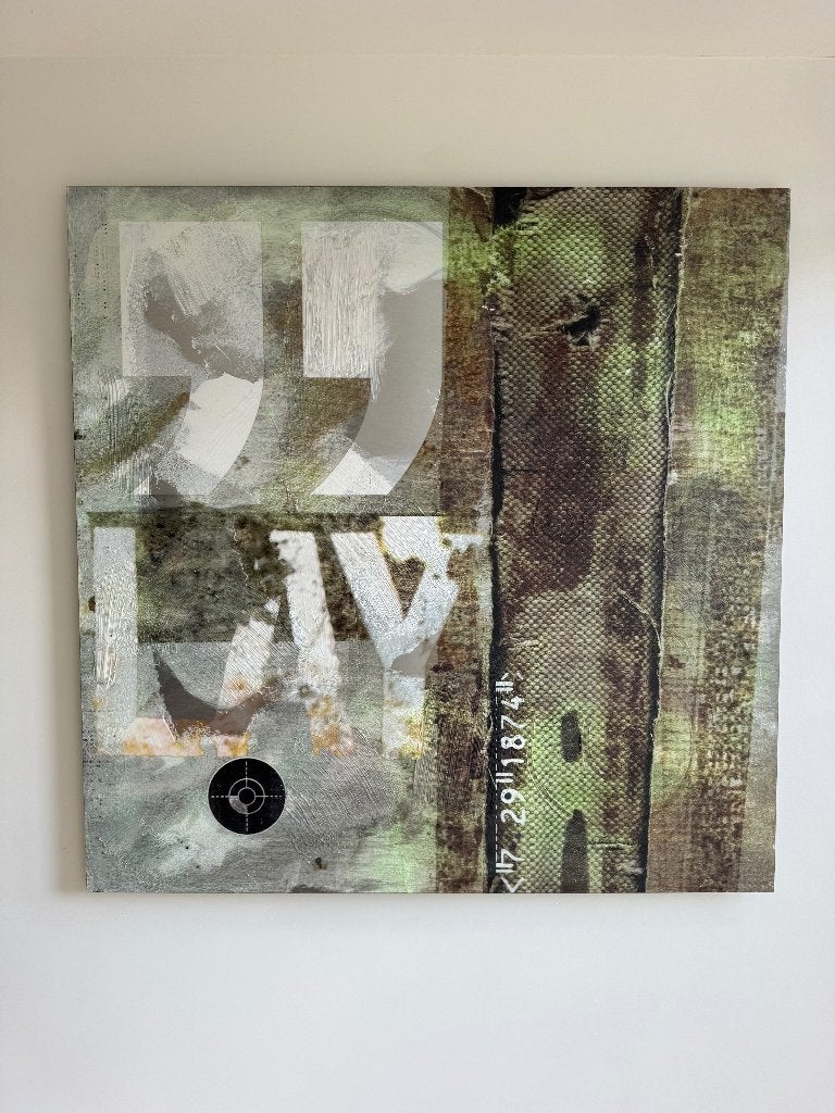 2x Cobra Art schilderij op aluminium 100 x 100, Ophalen