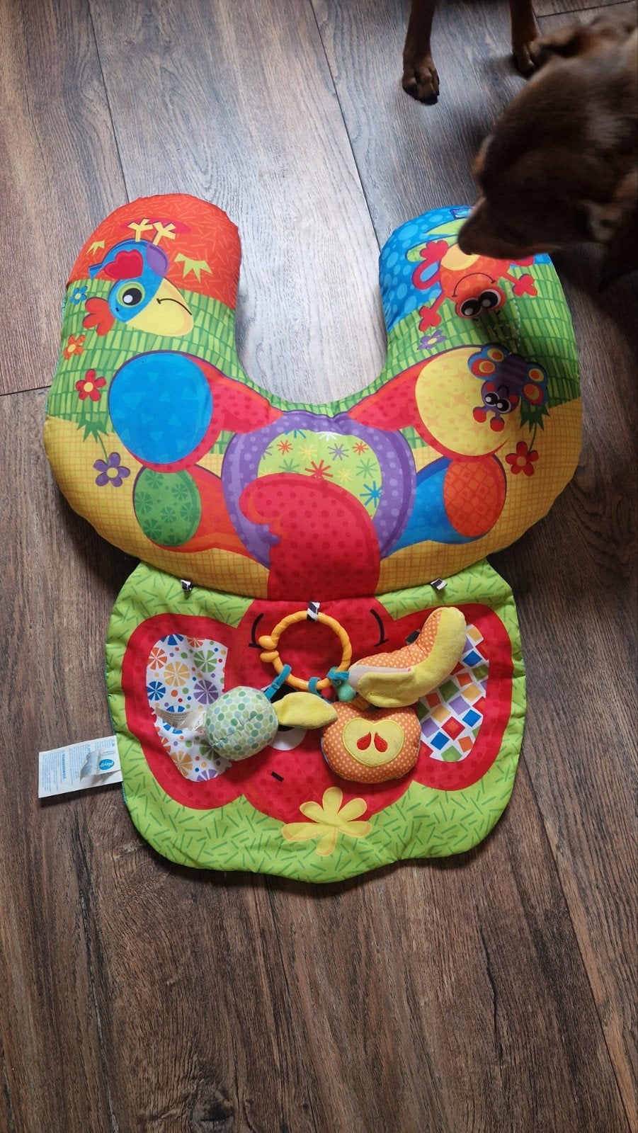 Playgro Babygym Speelkleed met Kussen en Speeltjes, Kinderen en Baby's, Speelgoed | Babyspeelgoed, Ophalen of Verzenden, Gebruikt