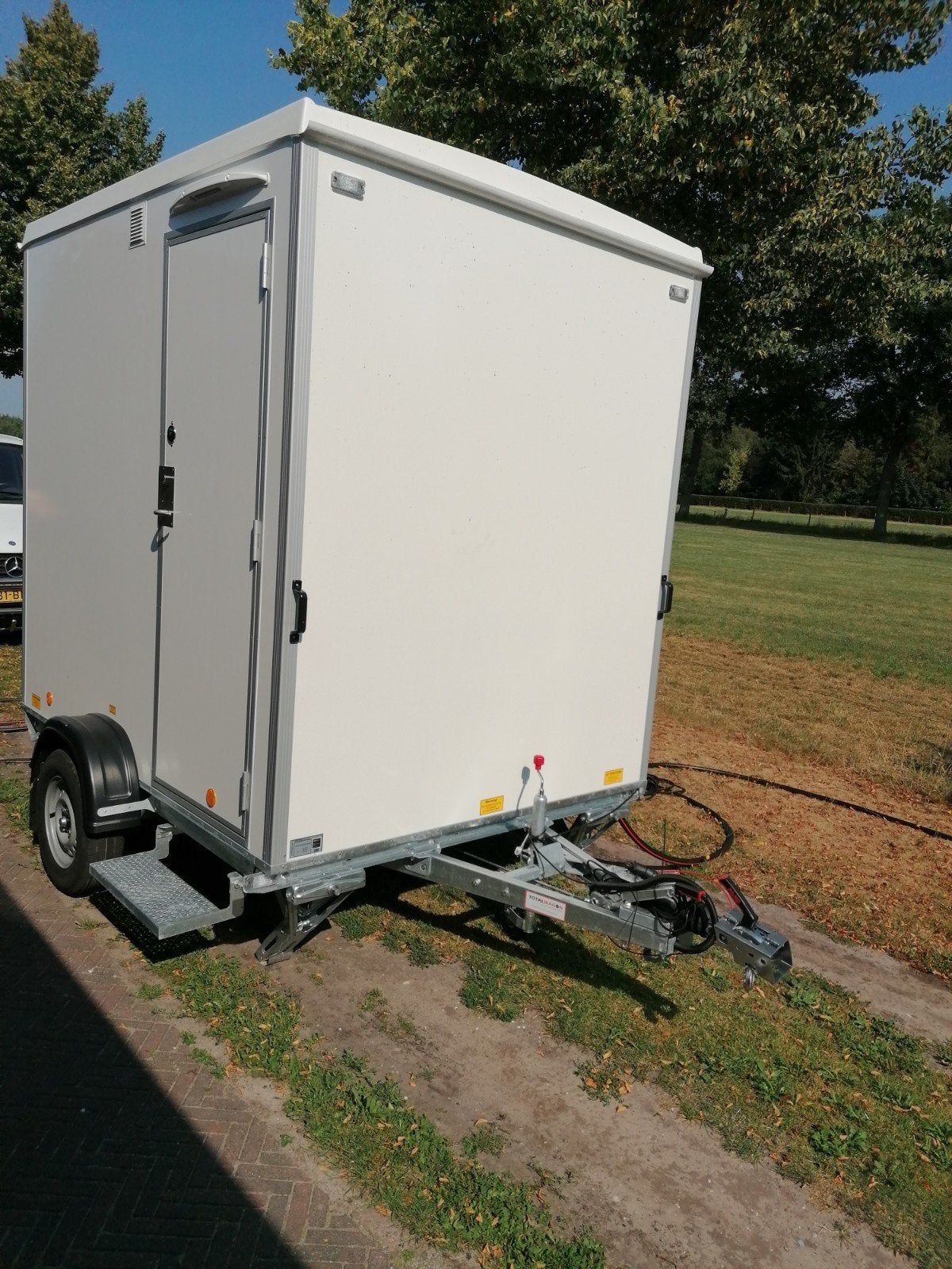 mobiele badkamer voor verbouwing of evenement, Ophalen, Zo goed als nieuw, Douche