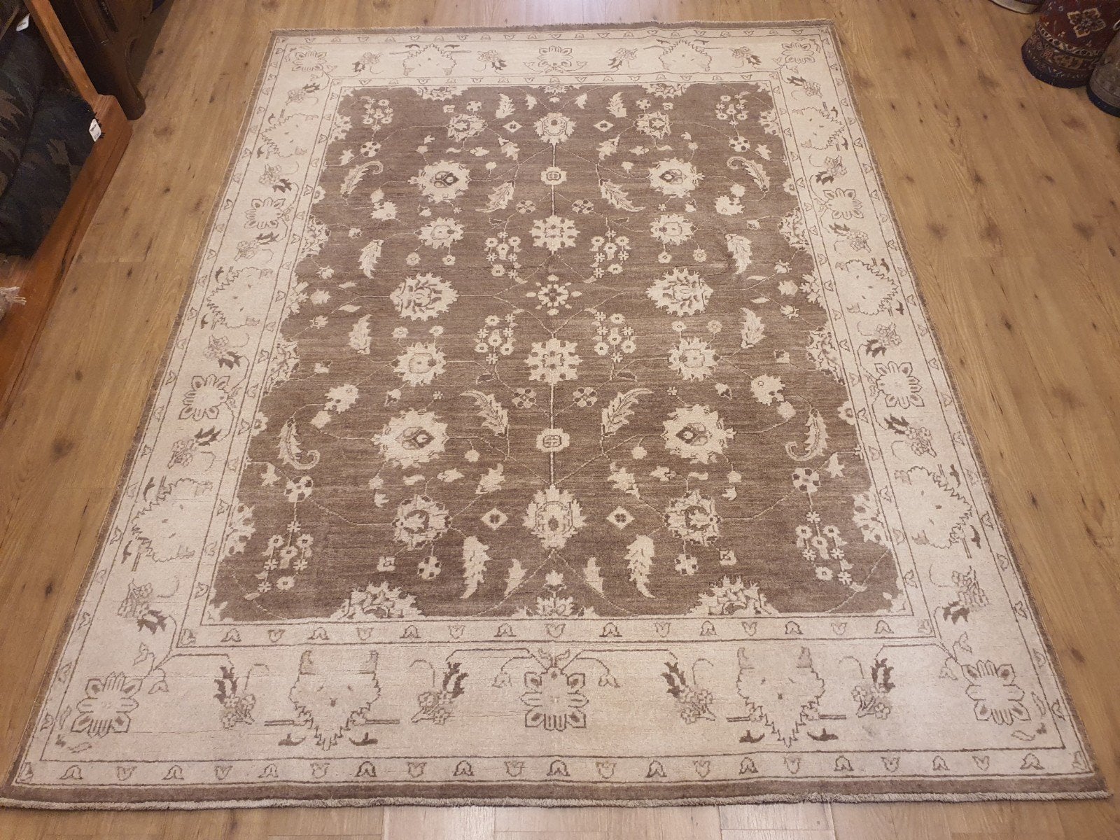 Handgeknoopt oosters tapijt ziegler 243x187, Info@SlatsAntiek.nl, Bruin, Perzisch, 150 tot 200 cm