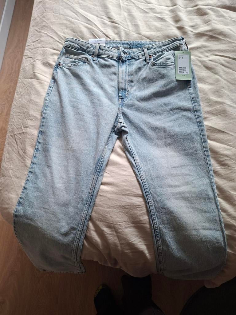 Nieuw! Spijkerbroek maat 48 high waist, Kleding | Dames, Spijkerbroeken en Jeans, H&M, Blauw, Overige jeansmaten, Nieuw