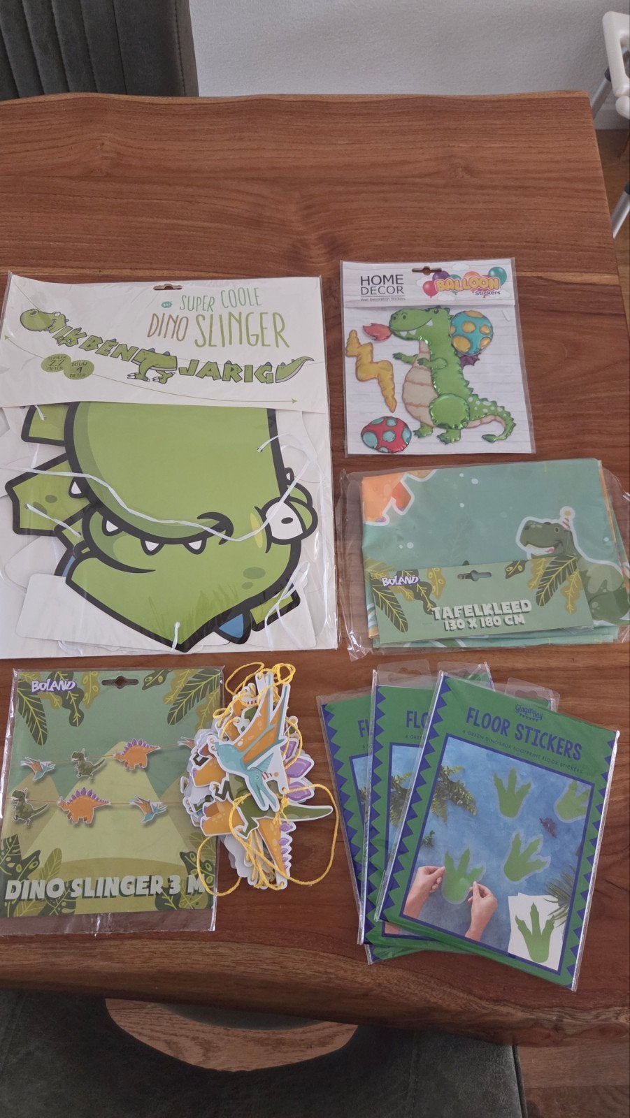 Dino Feestpakket, Ophalen of Verzenden, Zo goed als nieuw, Versiering, Verjaardag