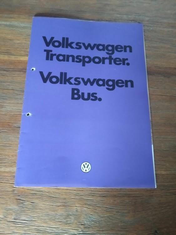 VW Transporter en VW Bus 1 / 1980 34 pag., Verzenden, Zo goed als nieuw, Volkswagen