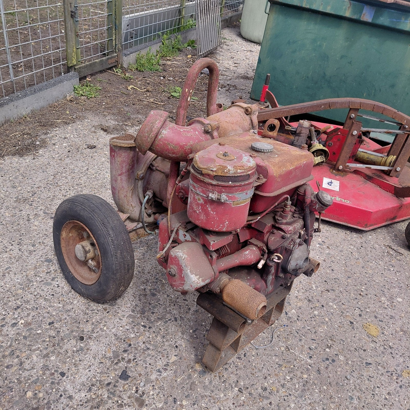 Diesel waterpomp opknapper, Tuin en Terras, Ophalen of Verzenden, Gebruikt, Handmatig, Beregeningspomp