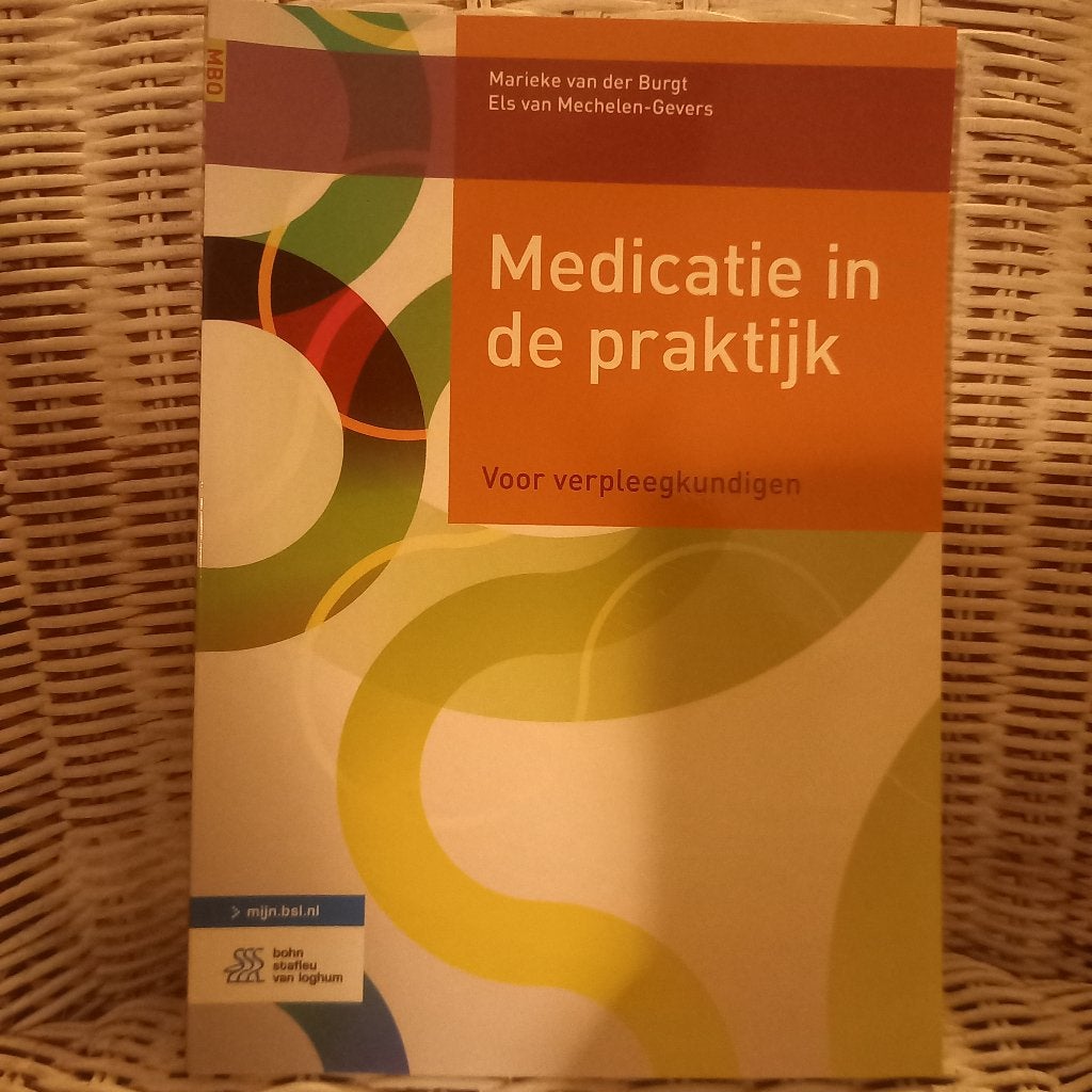 Medicatie in de praktijk, Ophalen of Verzenden, Zo goed als nieuw, MBO, Bohn Stafleu van Loghum
