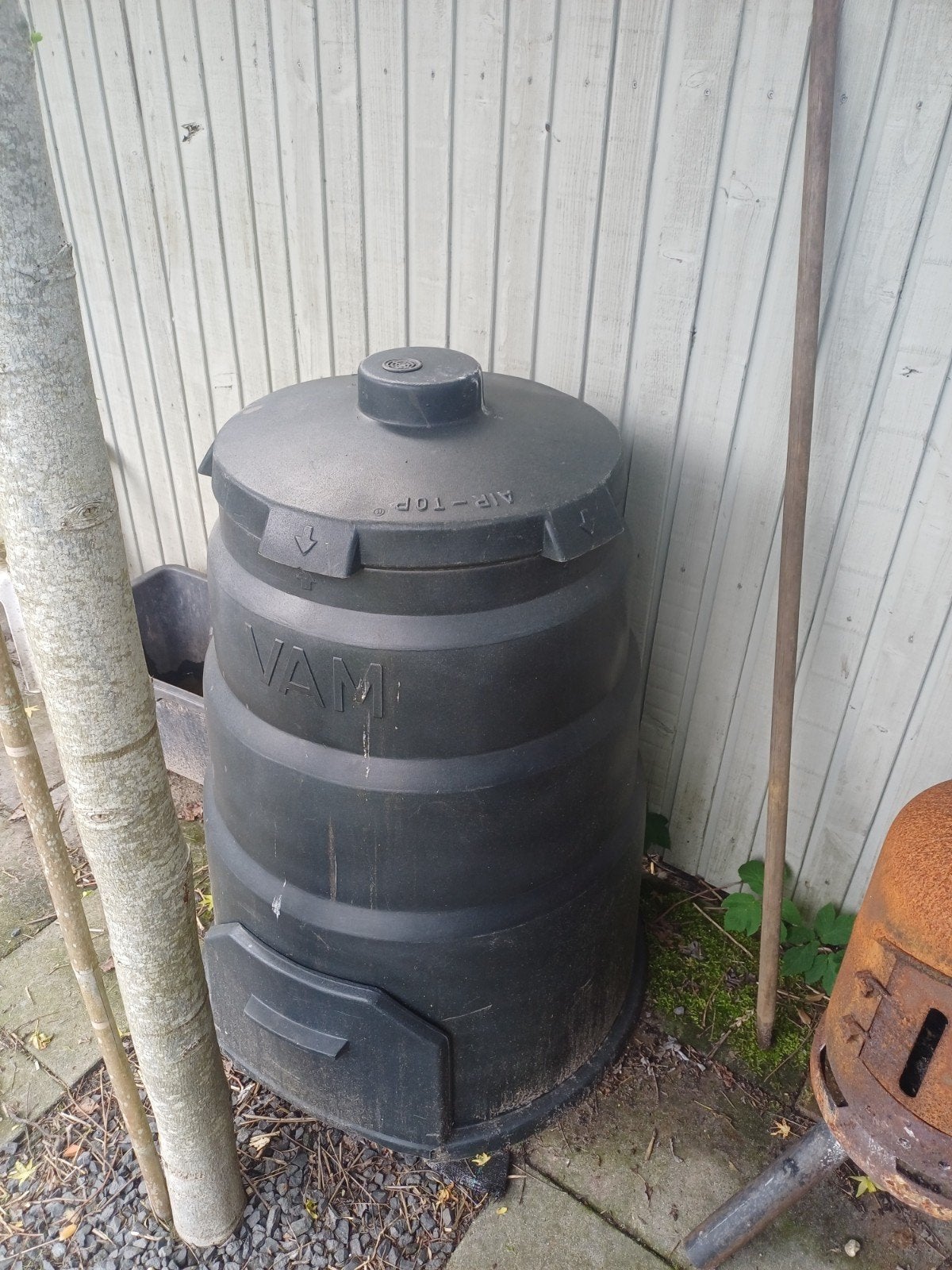 Zwarte compost ton - VAM, Ophalen, Gebruikt