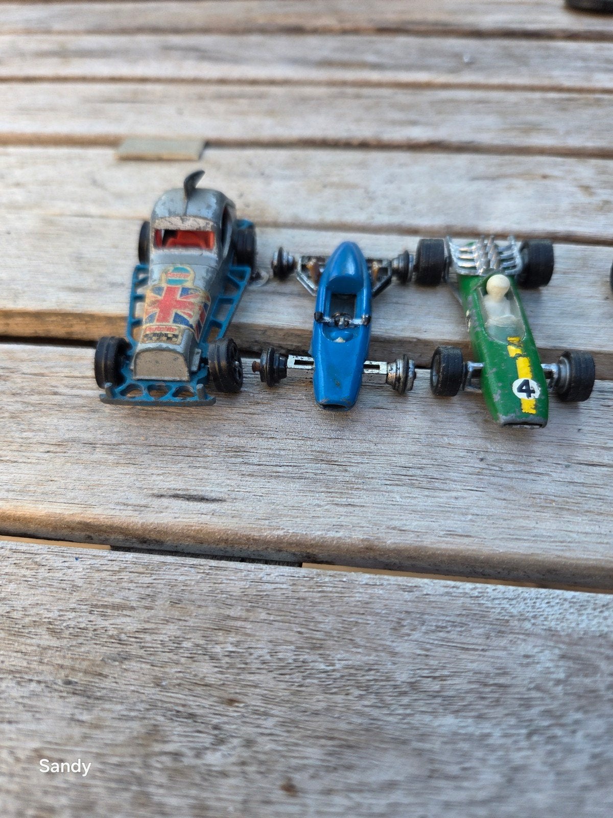 Vintage raceauto's - Matchbox/Hot Wheels stijl, Ophalen of Verzenden, Gebruikt
