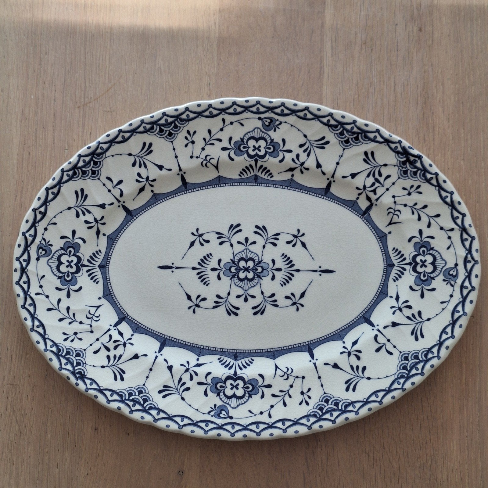 Copenhagen Aynsley & co schaal blauw wit, Ophalen of Verzenden, Zo goed als nieuw