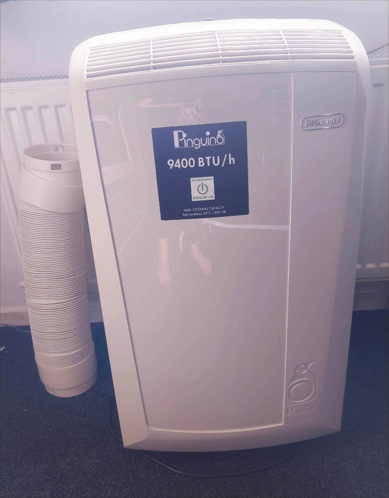 delonghi penguino pac N81 mobiele Airco & ontvochtiger, Ophalen, Gebruikt, Timer, 3 snelheden of meer