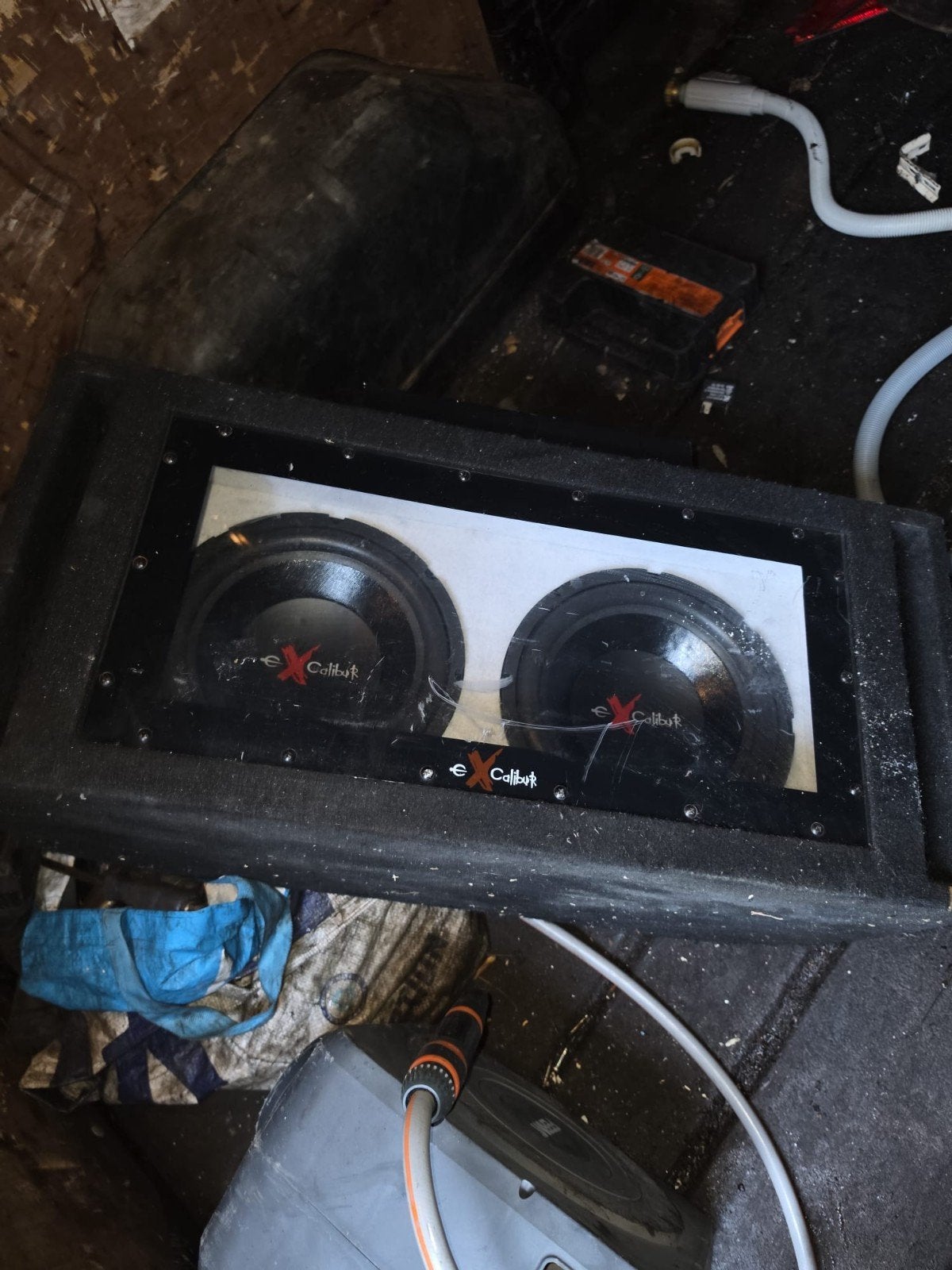 Excalibur X350.2 Subwoofer set met X250.4 versterker, Ophalen
