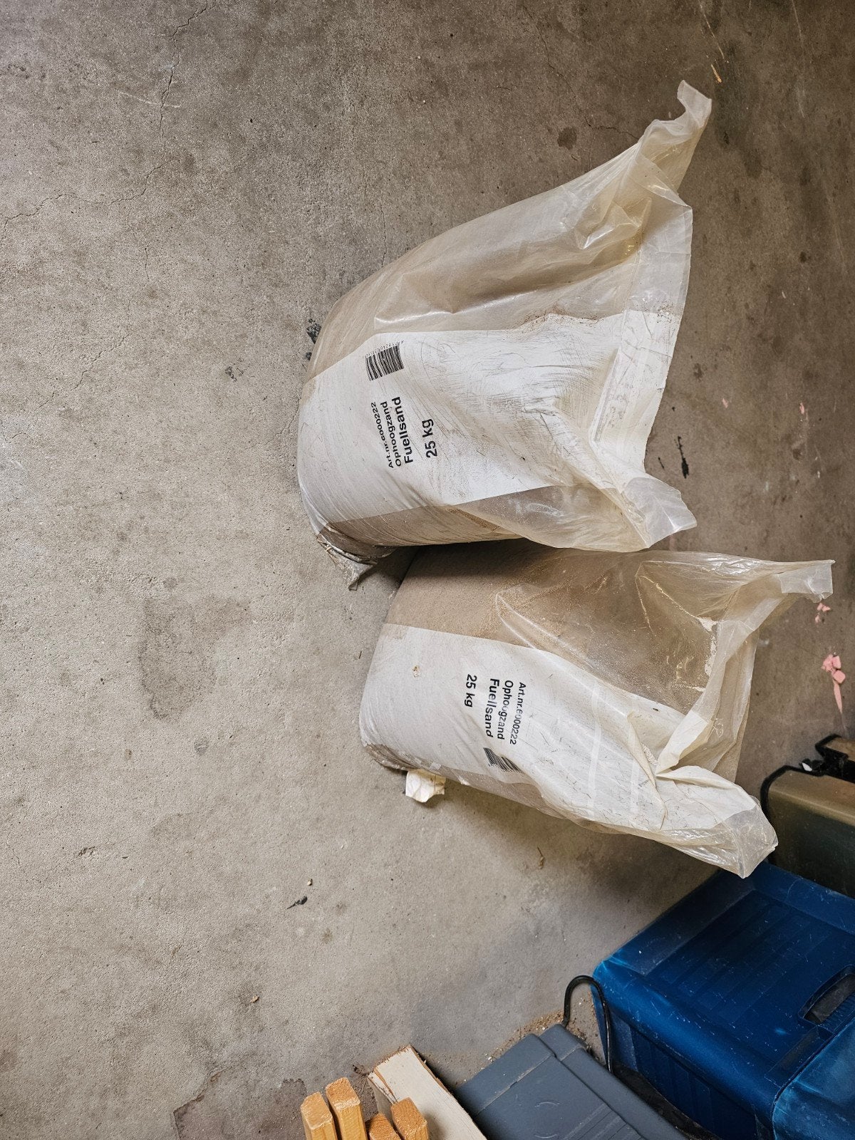 Gratis ophoogzand 50 kg, Ophalen