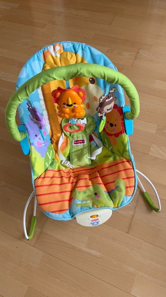 Fisher Price wipstoeltje met geluid en beweging, Kinderen en Baby's, Ophalen, Fisher-Price, Gebruikt, Wipstoel