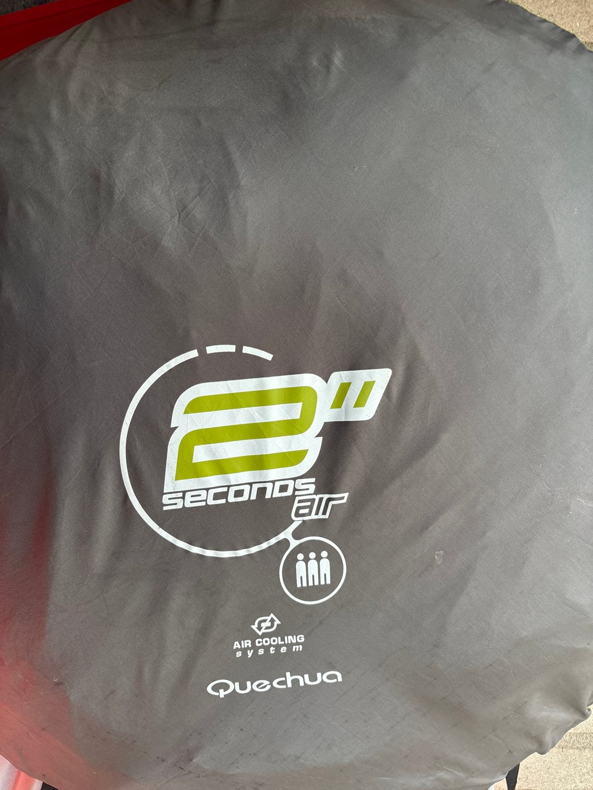 Quechua 2 Seconds Air 3-persoons tent, Ophalen of Verzenden, Zo goed als nieuw, Tot en met 3