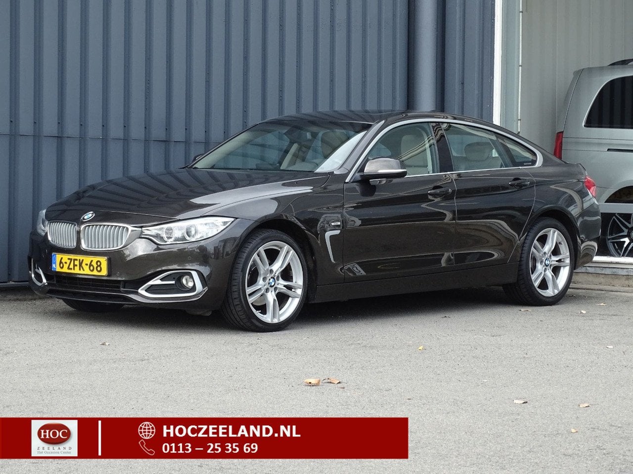 BMW 4 Serie Gran Coupé 420i xDrive High Executive | Leder |, Auto's, BMW, Automaat, Gebruikt, 4 cilinders, Bruin
