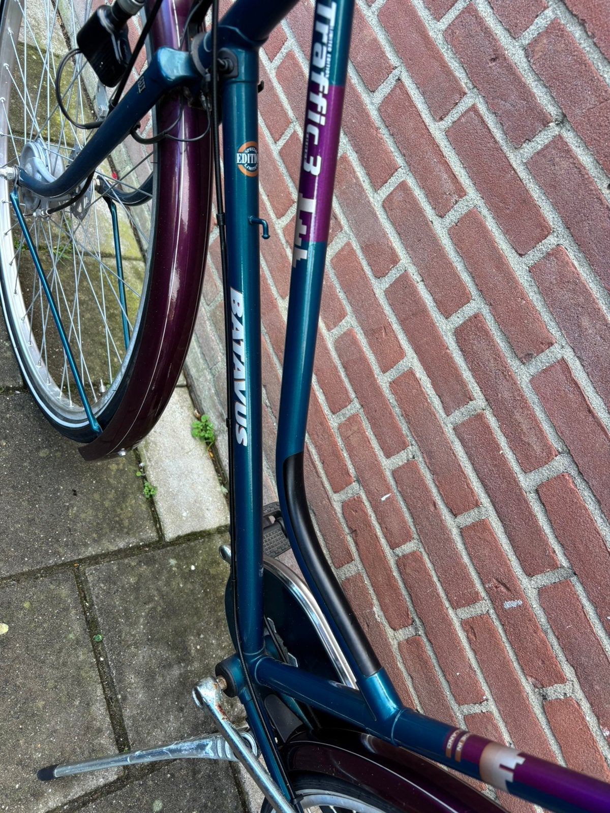 Dames fiets  koopje zo goed als nieuw 75 euro, Ophalen, Versnellingen, Batavus, 56 cm of meer