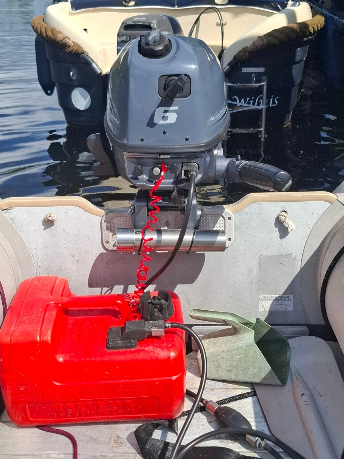 Yamaha 6 pk 6pk kort staart 4 takt, Ophalen, Gebruikt, 5 tot 10 pk, Viertaktmotor