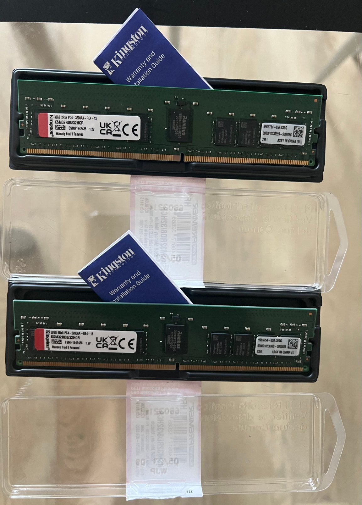 Kingston 64GB (2X32GB) 3200MT/s DDR4 ECC Reg, KSM32RD8/32HCR, Gebruikt, 32 GB, Verzenden, DDR4
