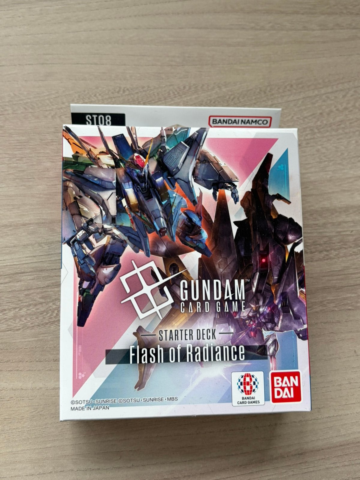 Starter Deck ST08 – Flash of Radiance Gundam Card Game, Ophalen of Verzenden, Zo goed als nieuw